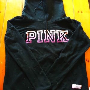 Pink cowl neck sweatshirt